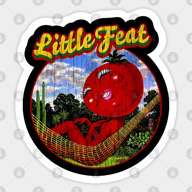 Distressed Little Feat Sticker by Ipung
